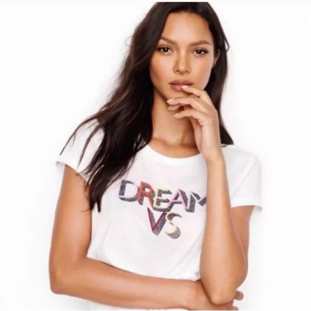 Victorias Secret Dream VS Glitter Sleep Shirt Tee Shirt